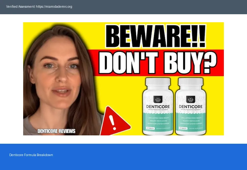 Denticore 2026: Scam or Legit? 3 Key Factors Analyzed