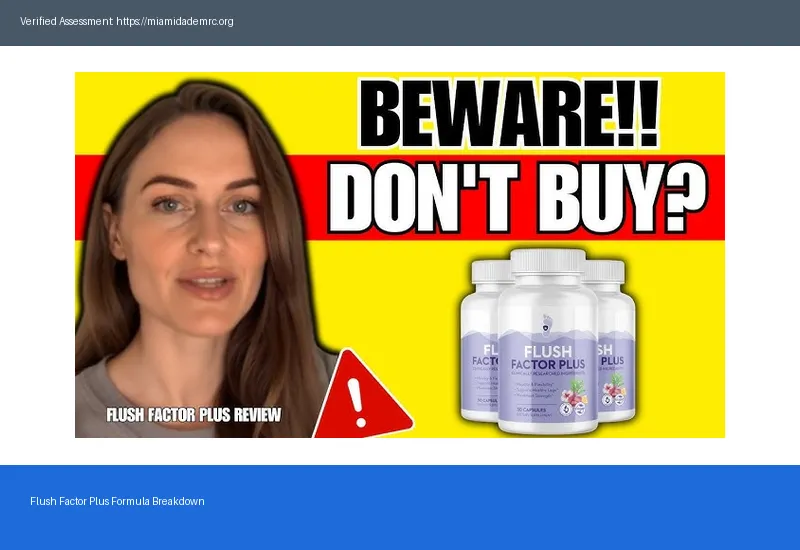 Flush Factor Plus Scam or Legit: 7 Checks 2026
