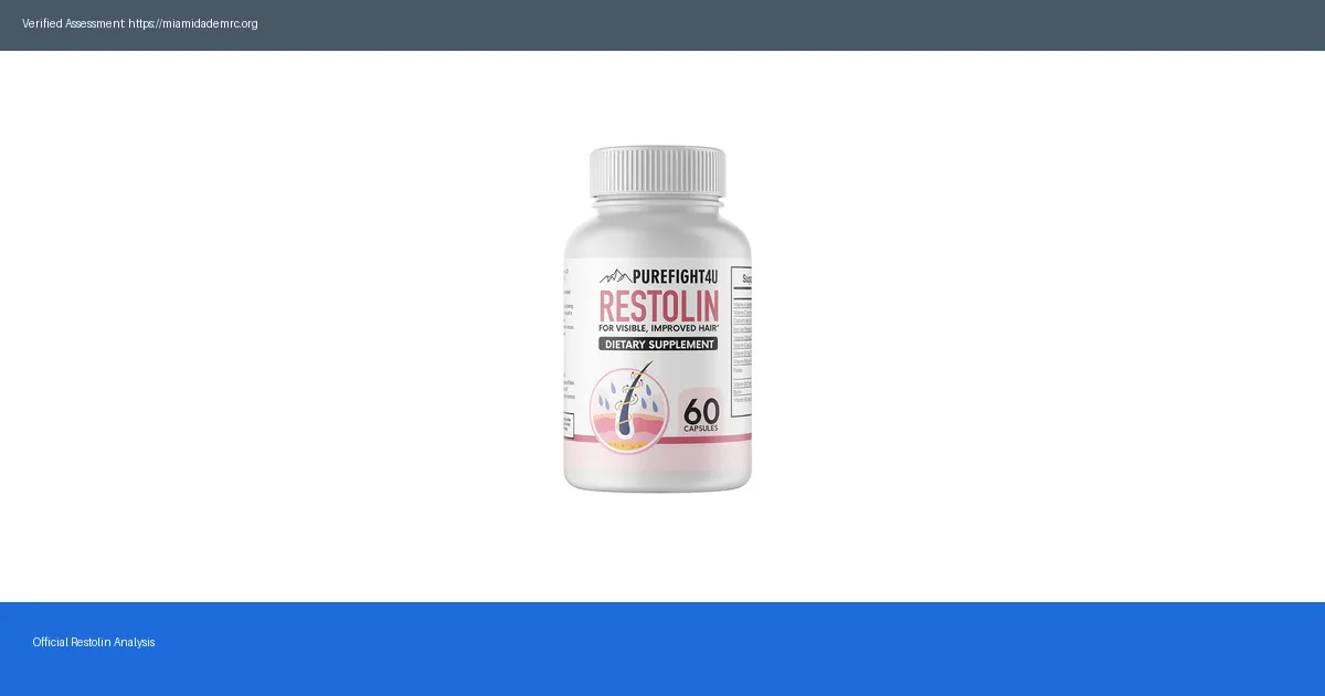 Restolin Ingredients 2026 Active Formula Explained — The Real Story
