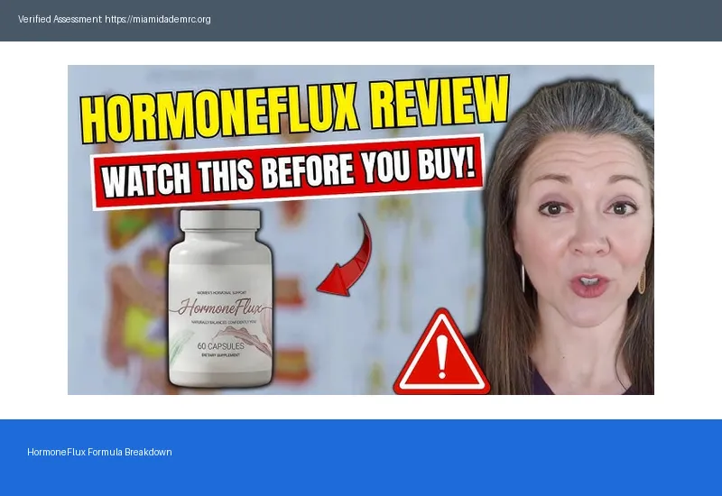 HormoneFlux Ingredients 2026 Natural Or Synthetic — Verified & Unbiased