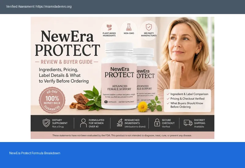 NewEra Protect Ingredients 2026 Complete Ingredient Guide NewEra Protect Ingredients 2026 Complete Ingredient Guide