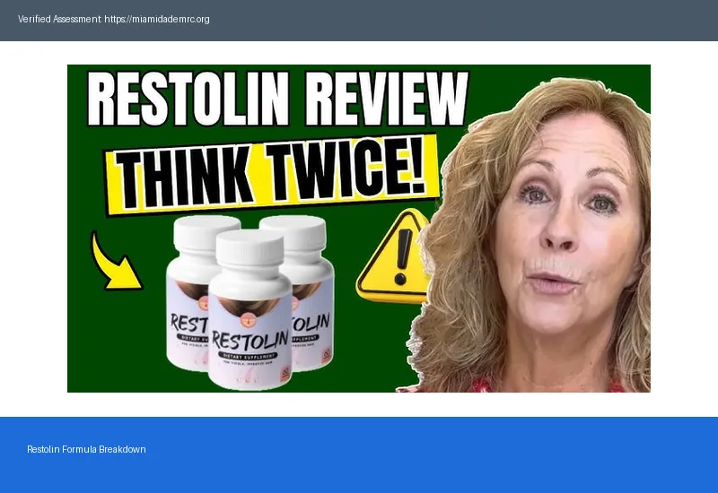 Restolin Ingredients 2026 Active Formula Explained — The Real Story