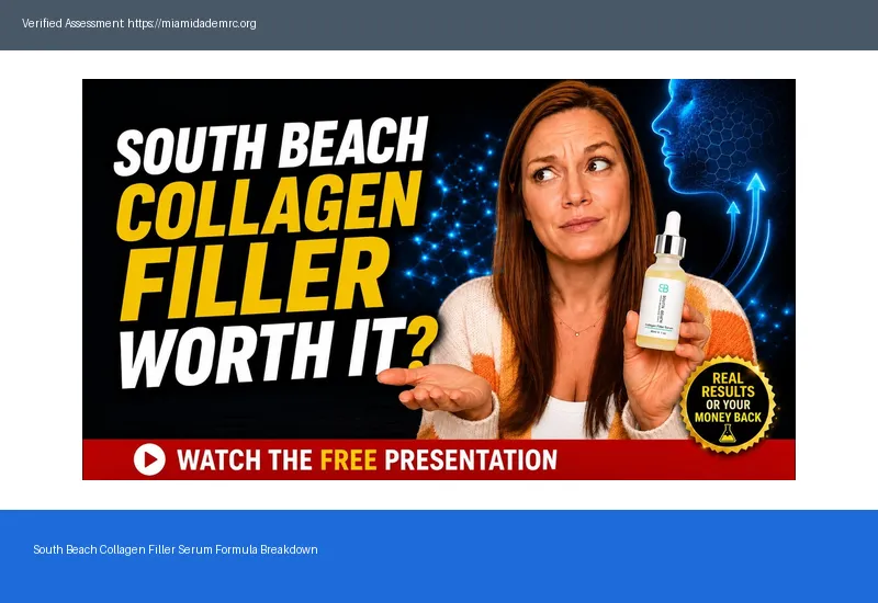 South Beach Collagen Filler Serum Ingredients 2026 Everything Inside The Formula — Essential Facts Revealed South Beach Collagen Filler Serum Ingredients 2026 Everything Inside The Formula — Essential Facts Revealed