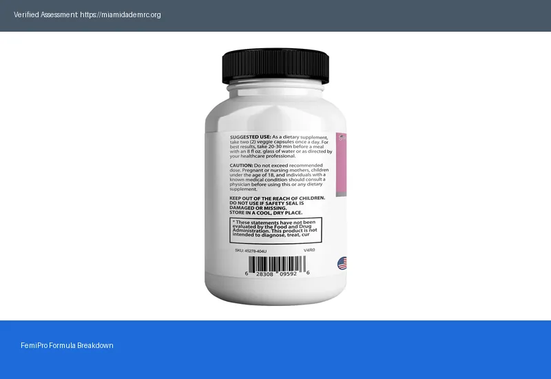 FemiPro Ingredients 2026 Safety And Quality Analysis — Verified & Unbiased FemiPro Ingredients 2026 Safety And Quality Analysis — Verified & Unbiased